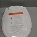 Brondell Bidet Toilet Seat Non-Electric Swash Seat, Fits Round Toilets, White Dual Nozzle System, Ambient Water Temperature Bidet with Easy Installation