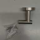 JQK Bathroom Towel Hook Brushed, Coat Robe Clothes Bath Wall Hooks for Kitchen Garage SUS 304 Stainless Steel Thick 0.8mm, 2 Pack Brushed Steel, TH100-BN-P2