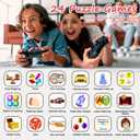 Wiszodet Smart Watch for Kids - Kids Smart Watch Girls Boys Gifts for 4-12 Years Old with 24 Games Camera Video Music Player Flashlight Alarm Clock Pedometer Birthday for Boys Girls Age 6 7 8 9