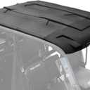 HAKA TOUGH Sport Roof Top for Polaris Ranger Crew XP 1000 900 2015-2023, Ranger Crew 900, 4-Piece Combined Poly Crew Hard Roof Accessories, Replace OEM # 2889223, 4 Seater, Black