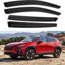 Crosstrek Rain Guard - Window Visors for Subaru Crosstrek & Impreza 2024 2025 2026, Out-Channel Side Window Rain Guards for Impreza, 4PCS, Black, Car Accessories