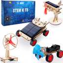STEM Kits for Kids Age 8-10-12-14, Science Kits for Kids Age 8-12, STEM Toys Gifts for Boys Age 8 9 10 12 13 14, Car Building Science Experiment Projects 9-12, Solar Power & Engineering Kit