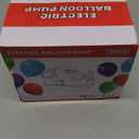 Electric Balloon Pump for Party Decorations  Portable Inflator, Auto Shutoff, Balloon Air Pump Dual Nozzle Rose Red 110V 600W  (Orange)