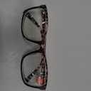 HUIHUIKK Nearsighted Oversize Myopia Glasses Everyday Use Mens Womens Black Distance Glasses (NOT READING GLASSES) (-2.5, Leopard-anti Blue Light)