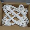 DEDU Plastic Clothes Hangers 20 Pack, Extra Thick Wide Shoulder Coat Hangers with 360° Swivel Hook Non Slip, Sweater Hangers Suit Hanger for Suits, Sweater, Dresses, Pants (White)