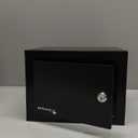 Bonsaii Safe Box with Key Lock, Steel Security Lock Box, 0.23 Cubic Feet, 9.06" W x 6.69" D x 6.69" H, Small Hidden Safe for Cash Jewelry