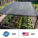 ShadeMart 50% Shade Cloth for Plant,Black 8 FT x 1 6FT Outdoor Shade Tarp, Shade Cover with Upgrade Grommets and Zip Ties,Netting Sunblock Net for Vegetables Flower Garden Greenhouse,We Custom Size