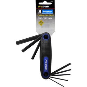 8 PC. METRIC FOLDING HEX KEY SET 8 PC. METRIC FOLDING HEX KEY SET
