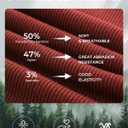 BAMBOO COOL Women's Seamless Tight T-Shirts Slim Fit Basic Ribbed Tees Short Sleeve Crew Neck Top (M)