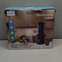 Cold Press Juicer, Slow Masticating Juicer Machines for Whole Vegetable and Fruit, 4.3" Feed Chute, BPA Free, Quiet Easy Clean Juicer to Unlock Fresh & Nutritious Juices(Black)