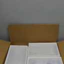 Secret Space 12 Pack X Large Shoe Organizer Storage Boxes for Closet, Modular Space Saving Shoe Boxes Clear Plastic Stackable Sneaker Containers Display Case with Lids, White