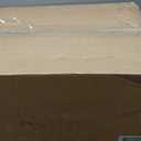 DUMOS Criss Cross Chair with Wheels, Wide Cross Legged Office Desk Vanity Chairs, Faux Leather Armless Adjustable Swivel Chairs for Home Computer Task, Beige