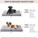 WNPETHOME Orthopedic Giant Dog Beds Large Sized Dog, Waterproof Extra Large Dogs Bed with Removable Washable Cover, Multi-Needle Quilting Dogs Crate Bed