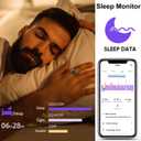 Smart Ring Heart Rate Monitor Sleep Ring Fitness Tracker Blood Pressure Step Counter Calories Pedometer Waterproof Health Vintage Smart Rings for Men Women Unique Anillo inteligente