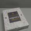 YOROXRG 36 Pack Ivory White Taper Candles, 7-8 Hours Burn Time, Unscented, Smokeless and Dripless, 0.8 x 10 Inch Dinner Candle Set for Household, Wedding, Party and Home Décor Candlesticks