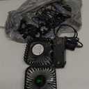 2-Pack 4 Fixed Clip Fan, 4 Speed Control, USB Desktop Fan, for Hydroponic Plants, Office Dorm, circulation and cooling.