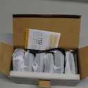 EZVALO Under Cabinet Lighting,1000mAh Rechargeable Puck Lights with Remote,3 Color Temps & 12 RGB Motion Sensor Closet Lights Indoor, Dimmable Under Counter Lights for Kitchen, Shelf Black (6 Packs)