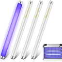Qualirey 4 Pack 10W Bug Zapper Replacement Bulb T8 Light Tube for 20W Electronic Bug Zapper Compatible with Most 20W Mosquito Zapper Lamp