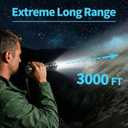 Rechargeable Tactical Flashlight: Ultra Bright High-Lumen LED Beam with USB-C Charging, Heavy Duty Mid-Size Torch for Home Power Outage, Car Emergency & Outdoor Adventure