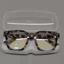 Madison Avenue Blue Light Blocking Glasses Oversized Fashion Blue Light Glasses for Women Anti Eyestrain & UV Protection Computer Eyeglasses (Grey Demi)