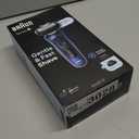 Braun Electric Shaver for Men, Series 6 6120s, Wet & Dry Shave, Turbo & Gentle Shaving Modes, with Precision Trimmer & Pouch, Blue