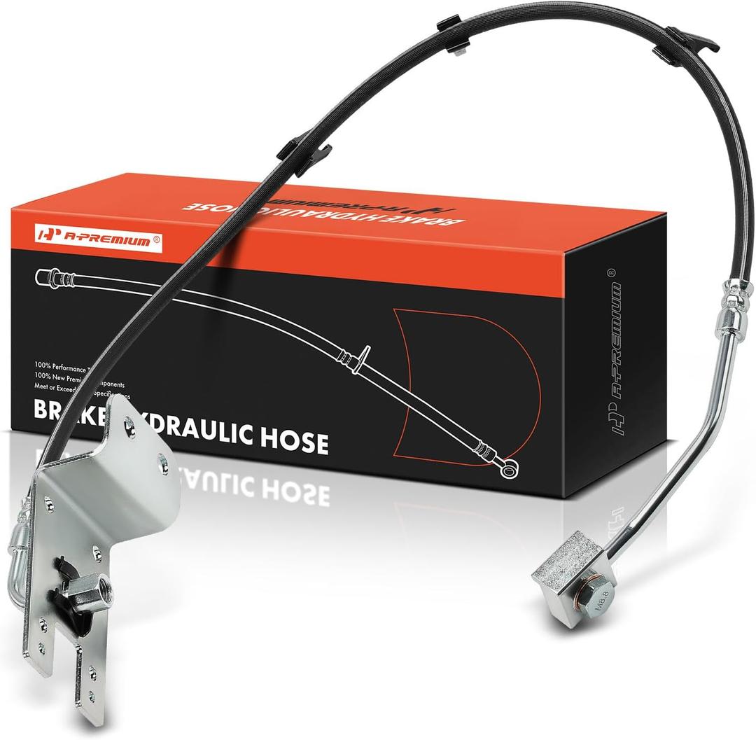 A-Premium Front Driver Brake Hydraulic Hose Compatible with Ford