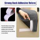 Adjustable Headrest Pillow for Recliners and Armchairs - Non-Slip Velvet Cushion for Neck Support and Pain Relief (Gray)