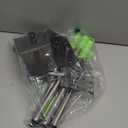 Heeyoo Upgraded Dog Poop Tray and Rake Set, Pet Waste Removal Scoop with 37.8 Inches Long Adjustable Sectional Stainless Handles