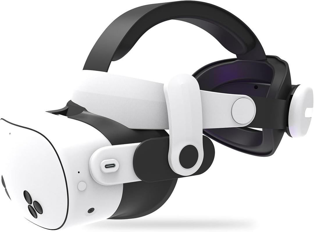 S3 Head Strap Accessories for Oculus/Meta Quest 3/3s Enhanced Support Comfort Reduce_ White_S3