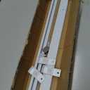 Ceiling Curtain Track, Curtain Track with Roller Hooks, 12ft - 15ft Ceiling Mounted Rail Set for Room Divider, White