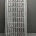 HVAC Premium 32 x 14 Duct Opening Steel Return Air Filter Grille, for 1-inch Filter, Removable Door, Flat Stamped HVAC Vent Cover Grille, Outer Dimensions 34.5 x 16.5
