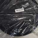 Round Placemats Set of 6, Cotton Rope Woven Table Mats, Hot Pads for Kitchen, Non Slip Heat Resistant Place Mats, 13 Inches Braided Placemat for Farmhouse Decor and Kitchen Table Decor (Black)