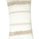 STOBAZA Elegant Tassel Pillowcase Simple Pillow Cover Lightweight Cotton Pillowcase 30x50cm