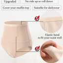 FINETOO Tummy Control Underwear Shapewear for Women Seamless High Waisted Panties Moderate Control Briefs S-3XL