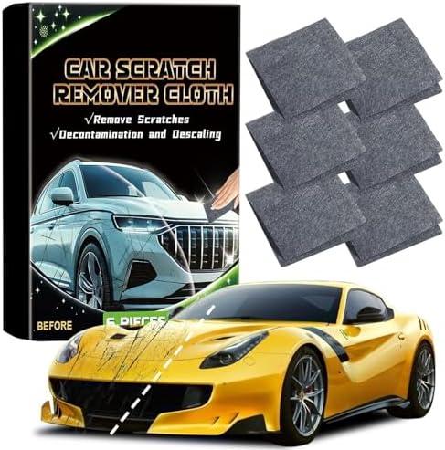 Tiantanghu Car Scratches Remover, 6 Pack 2025 Nano Sparkle Cloth for Car Scratches Multi-Purpose Nano Magic Cloth Easy to Repair Paint Scratches, Water Spots Surface Polishing