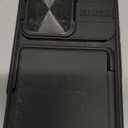 for iPhone 16 Pro Case Wallet, Built-in Card Holder (4-5 Cards), Slide Camera Cover, Military Grade Drop Protection, Rugged Heavy Duty Men Women Protective Phone Case for iPhone 16 Pro, Black