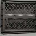 MYPET North States Paws Portable Pet Gate: 26-40" Wide. Pressure Mount. No Tools Needed. Made in USA, 23" Tall, Expandable, Durable Dog Gates for Doorways, Fieldstone Gray