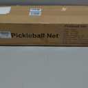 Pickleball Net with Wheels, Portable 2-in-1 Pickle Ball Net with Ball Collector,22FT Regulation Size & 11FT Half Court Size, Carry Bag, Steady Metal Frame for Outdoor Indoor Driveway