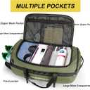 Hulongo 90L Large Waterproof Duffle Bag Backpack for Men, Mens Duffel Backpack Bags for Traveling, Heavy Duty (Green, 90L)