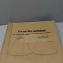 Bell Lamp Shades Set of 2, 6"Top x 13"Bottom x 10"High, Beige Shade Replacement for Table Lamps, Floor Lamps, Fabric Natural Linen Hand Crafted(Spider Fitter), Harp Holders Included, Assembly Required