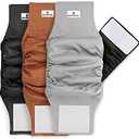 Amazon.com : Pet Parents Washable Belly Bands for Dogs (3pack) + Extendrs Durable Dog Diapers - Premium Male Dog Diapers & Wraps (X-Small, Black) : Pet Supplies