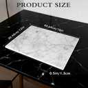 Italian Carrara White Marble Cutting Board for Kitchen 1216 In Stone Cutting Board, Pastry Board for Baking, Cheese & Charcuterie, Granite-Like Durable and Elegant Food Preparation