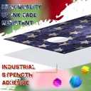 Feifeiya 2 Pcs Cornhole Wraps for Boards 24.5" x 48.5" Vinyl Decals and Wraps Festival Carnival Game Bean Bag Toss Game Stickers for Corn Hole Indoor Outdoor Use