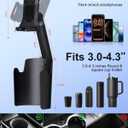 Vitog 2-in-1 Phone Holders for Your Car, Universal Cup Holder Phone Holder with 360 Rotation & Long Arm Mount, Car Phone Holder Compatible with iPhone, Samsung, All 4.0-14.0" Phones & Tablets