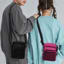Lohol Small Messenger Bag for Men Women, Water Resistant Adjustable Crossbody Sling bag Purse for Travel Sports