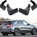 Mudguards Mud Flaps Splash Guards Fenders Compatible with 2020-2024 Mercedes-Benz AMG GLE 53, GLE 580, GLE 450, GLE 350 w/AMG-Line Package & Running Boards (No GLE Coupe), 4pc Mud Guard Kit