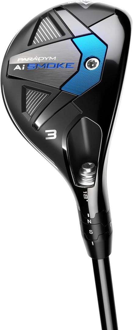Callaway Golf Paradym AI Smoke Hybrid (Right Hand, Cypher 50G, 3 Hybrid, Light)