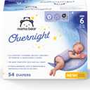 Amazon Brand - Mama Bear Overnight Diapers, Size 6, 54 Count
