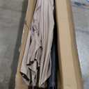 10FT Cantilever Patio Umbrella with Cross Base, Outdoor Offset Market Umbrella with Infinite Tilt and Crank Lift, Outside Umbrellas for Backyard Lawn Garden and Pool (Tan)