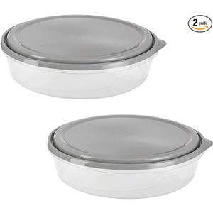 GoodCook EveryWare Extra Large 12 inch Round Container 2 pack